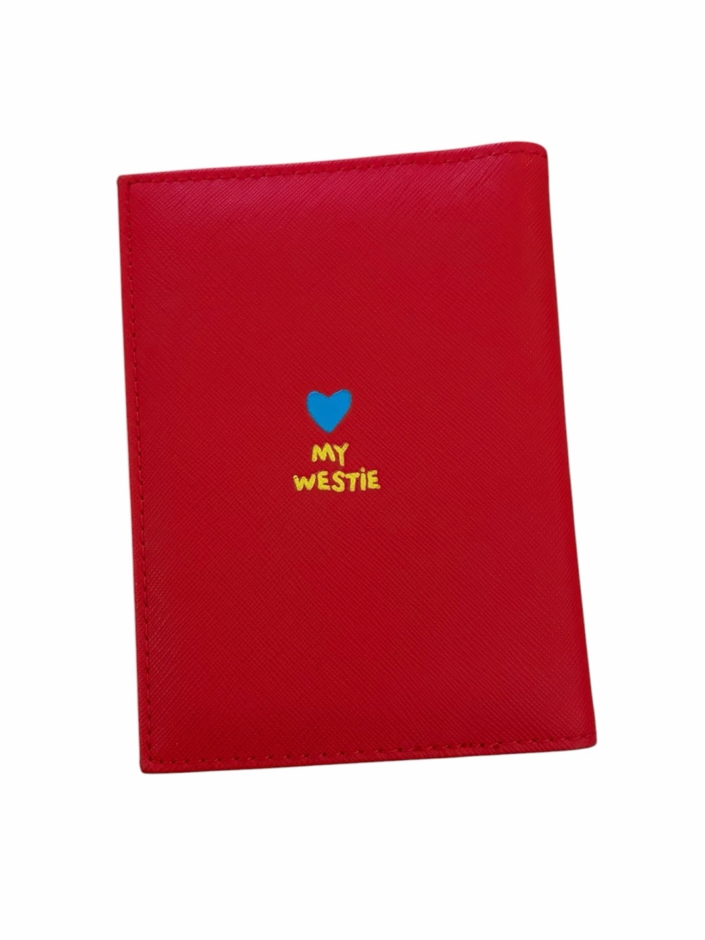 Marc Tetro ❤️ My Westie Red‎ Card Wallet Passport - Picture 3 of 3